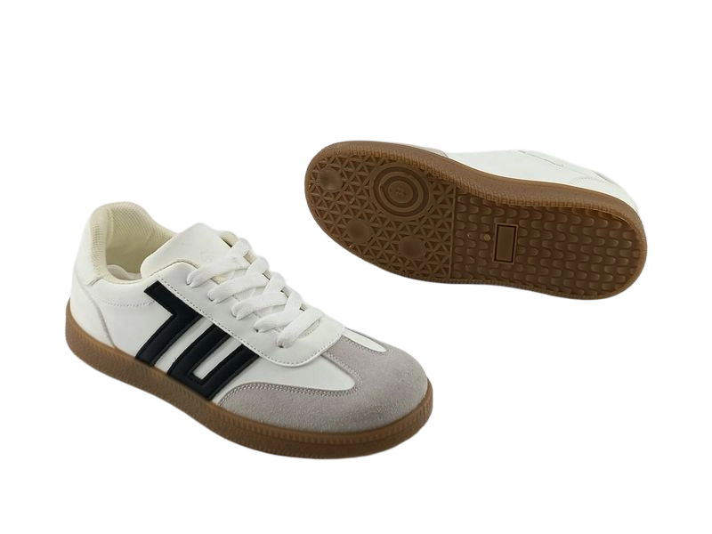 White Leather Sneaker